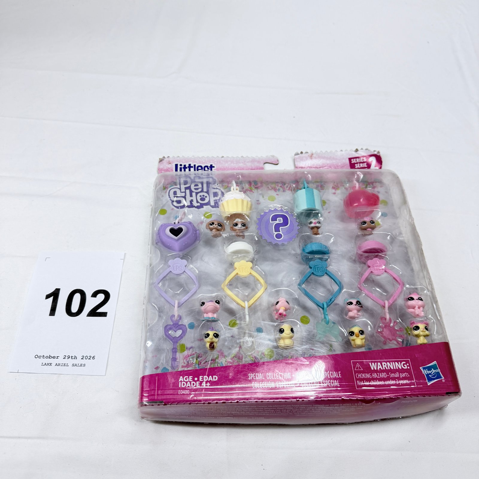 Lot 102: Hasbro Littlest Pet Shop Series 2 "Special Collection" bobblehead figures set, E0400, sealed