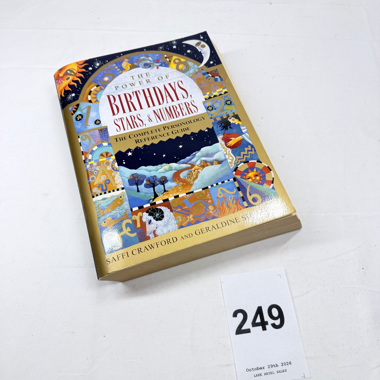 Lot 249: Saffi Crawford and Geraldine Sullivan "The Power of Birthdays, Stars, & Numbers" Complete Personology Reference Guide book