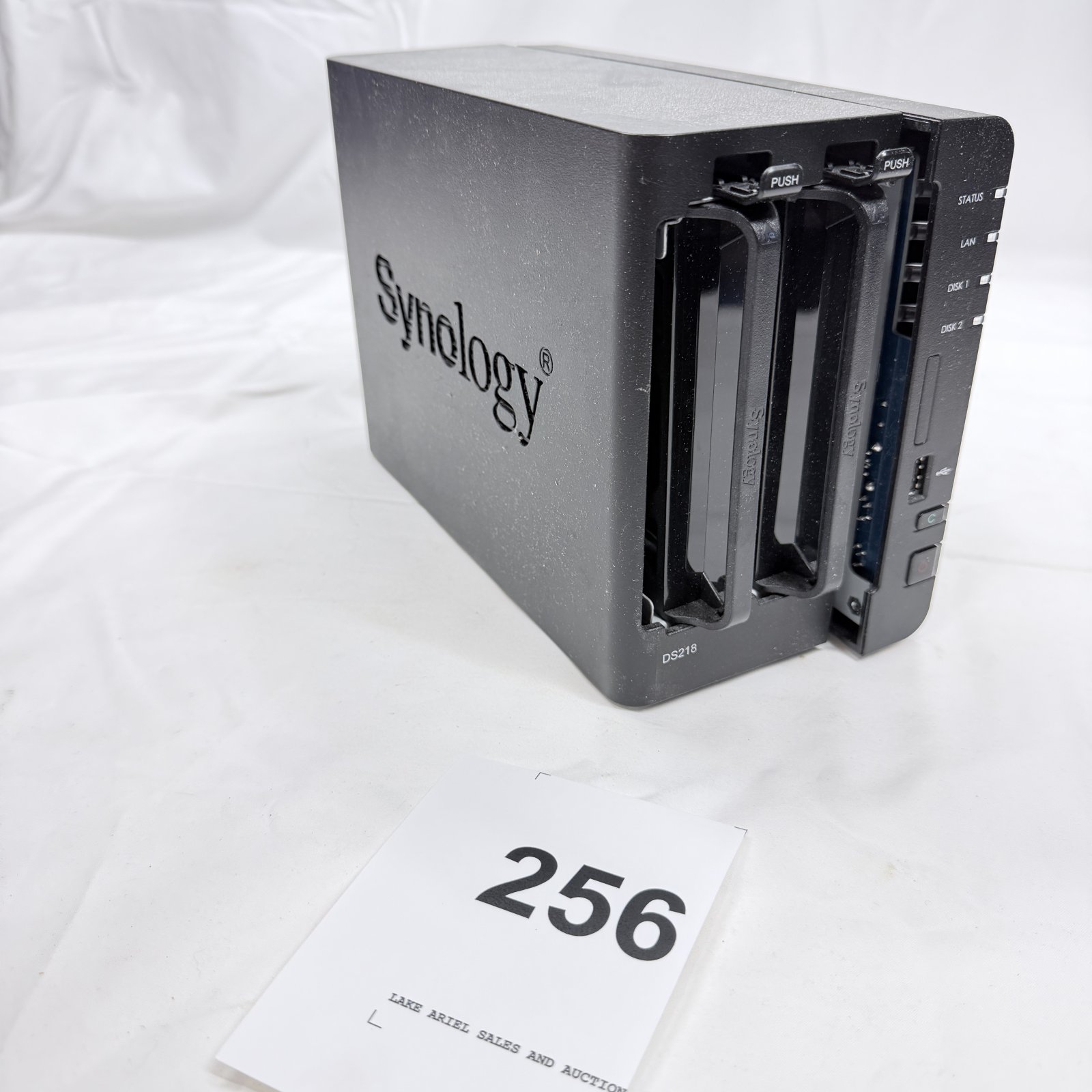 Lot 256: Synology DiskStation DS218 2-Bay NAS enclosure