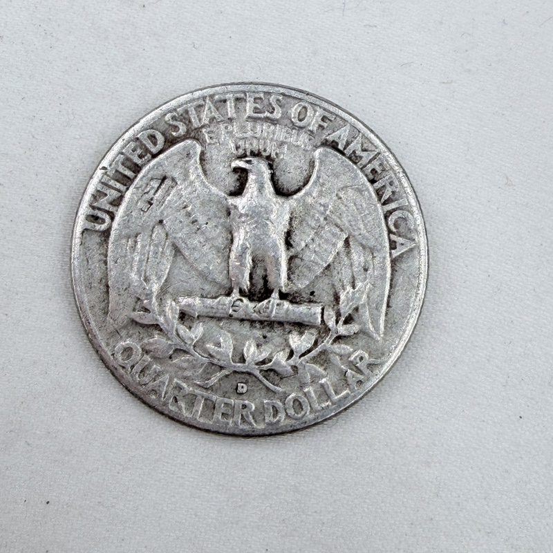 Lot 109: 1958 Washington Quarter Silver 25 Cent Coin