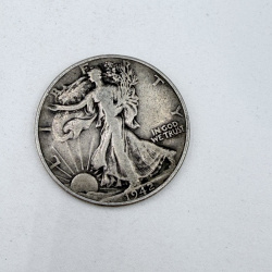 Lot 110: 1942 Walking Liberty Half Dollar Silver Coin