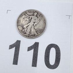 Lot 110: 1942 Walking Liberty Half Dollar Silver Coin