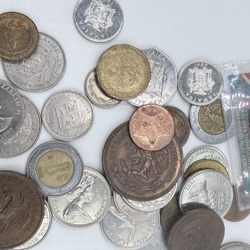 Lot 112: Mixed World Coin Collection - Various Countries & Denominations