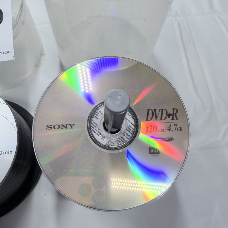Lot 119: Kodak DVD+R DL & Sony DVD+R Blank Discs - 2 Spindles with Cases