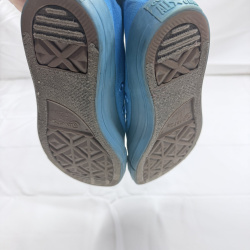 Lot 124: Converse All Star Blue Canvas Low Top Sneakers Size 8 Mens/UK 4