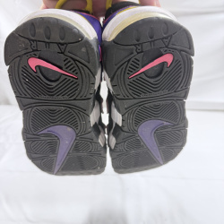 Lot 125: Nike Air More Uptempo Black Purple Pink Yellow Sneakers Size 5Y DZ5278-001