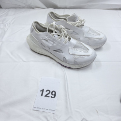 Lot 129: Adidas Stella McCartney White Athletic Sneakers Size US 7 Women's