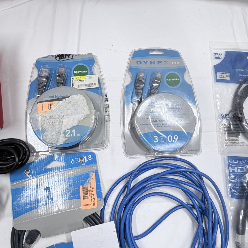 Lot 135: Multi-Function HDD Docking Station, Cables, Computer Mice, & Accessories Lot