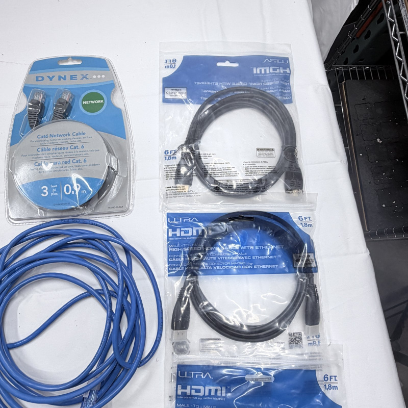 Lot 135: Multi-Function HDD Docking Station, Cables, Computer Mice, & Accessories Lot