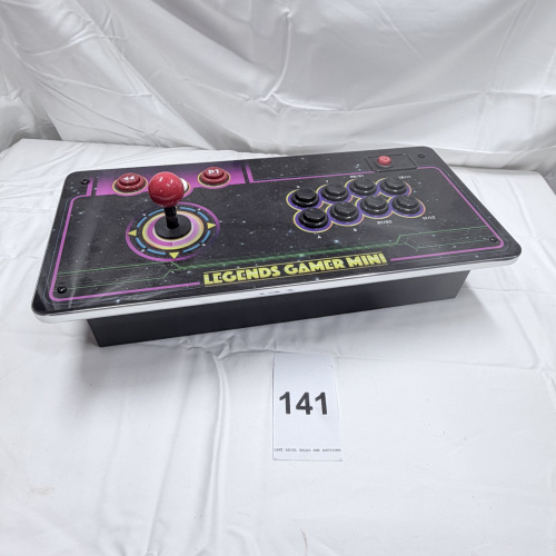 Lot 141: Legends Gamer Mini Arcade Controller with Joystick and 8 Buttons