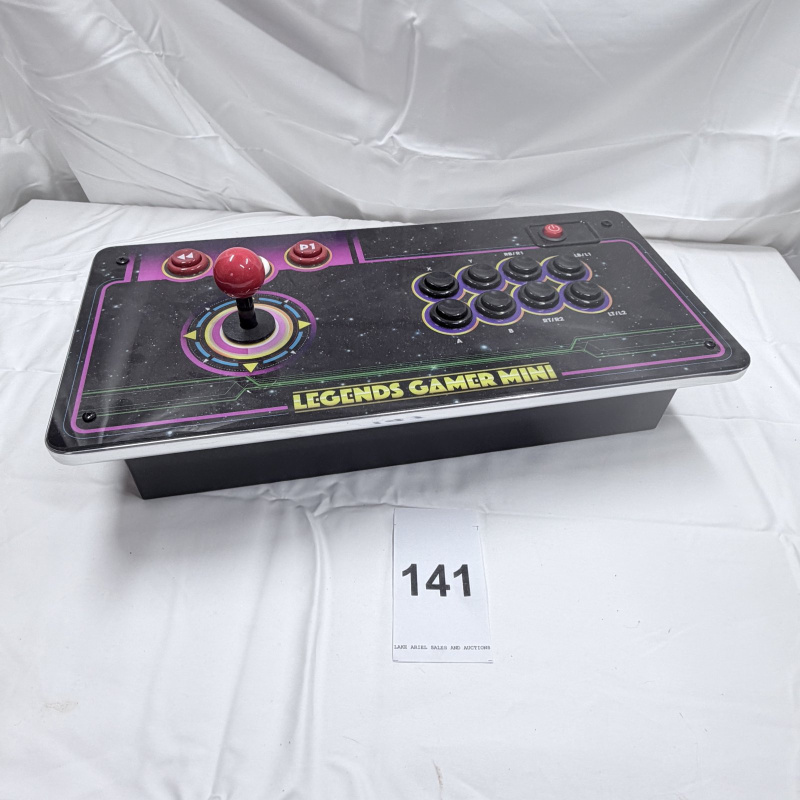 Lot 141: Legends Gamer Mini Arcade Controller with Joystick and 8 Buttons