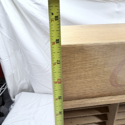 Lot 145: Coca-Cola Wooden Cassette Tape Storage Organizer Display Rack with Logo