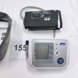 Lot 155: A&D Digital Blood Pressure Monitor Model UA-767F with Case and Accessories