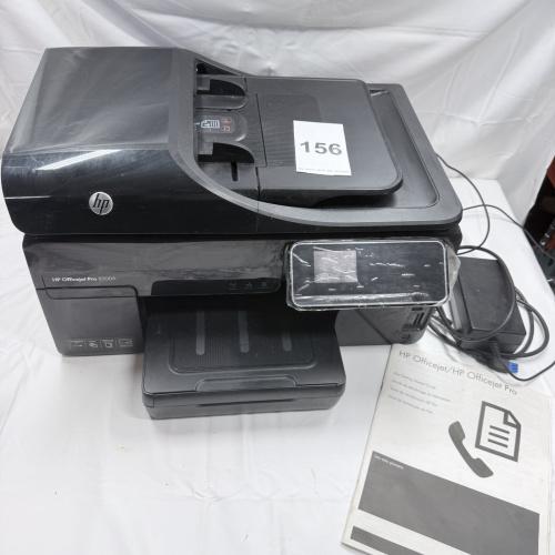 Lot 156: HP Officejet Pro 8500A All-in-One Printer with Power Cord and Manual