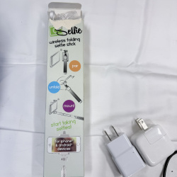Lot 163: Assorted Cables, Chargers & Accessories - Selfie Stick, Aux Cables, USB Cables, Adapters