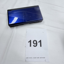 Lot 191: Nintendo DS Lite Handheld Gaming Console - Cobalt Blue/Black