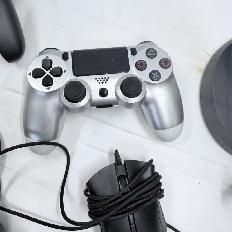 Lot 193: Mixed Gaming Controllers Lot - PlayStation, Xbox, Motion Controller & Cable