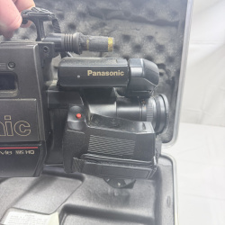 Lot 205: Panasonic OmniMovie VHS HQ AF X8 CCD Camcorder with Case