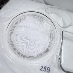 Lot 259: Vintage Pyrex & Anchor Hocking Clear Glass Baking Dishes Casserole Set Lot