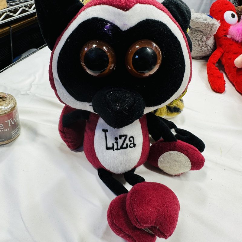 Lot 280: Mixed Lot of Stuffed Plush Animals - Tiger, Bear, Moose, Monkey - Various Sizes