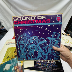 Lot 276: Vintage Christmas Music Vinyl Record Album Lot - 9 LPs Including Percy Faith, Boston Pops