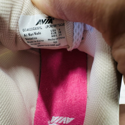Lot 278: AVIA Athletic Sneakers Two Pairs White/Pink Size 4 & Gray/Black Size 3 Youth