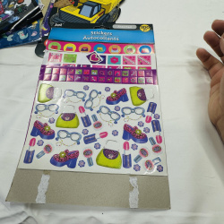 Lot 283: Large Lot of Assorted Sticker Sheets & Books - Various Themes & Brands