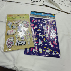 Lot 283: Large Lot of Assorted Sticker Sheets & Books - Various Themes & Brands