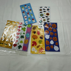 Lot 283: Large Lot of Assorted Sticker Sheets & Books - Various Themes & Brands