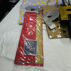 Lot 284: Scrapbook Supplies Lot - Gift Bags, Tissue Paper, Ribbons, "Love and Laughter" Kit