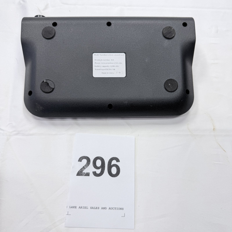Lot 296: Multi-Function Mixer Live Sound Card X3 with Voice Effects - Black
