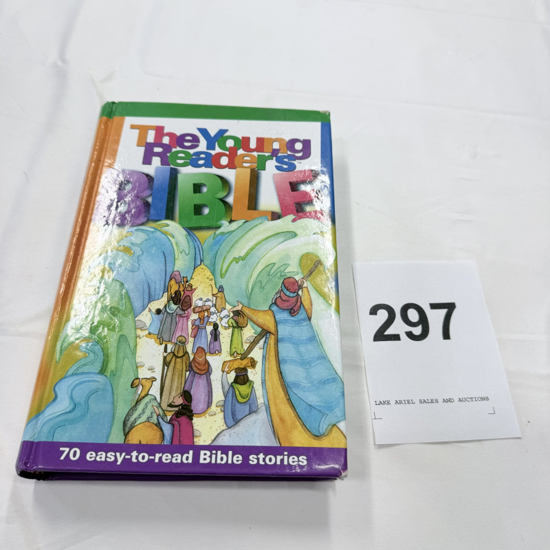 Lot 297: The Young Readers Bible - 70 Easy-to-Read Bible Stories Hardcover Book