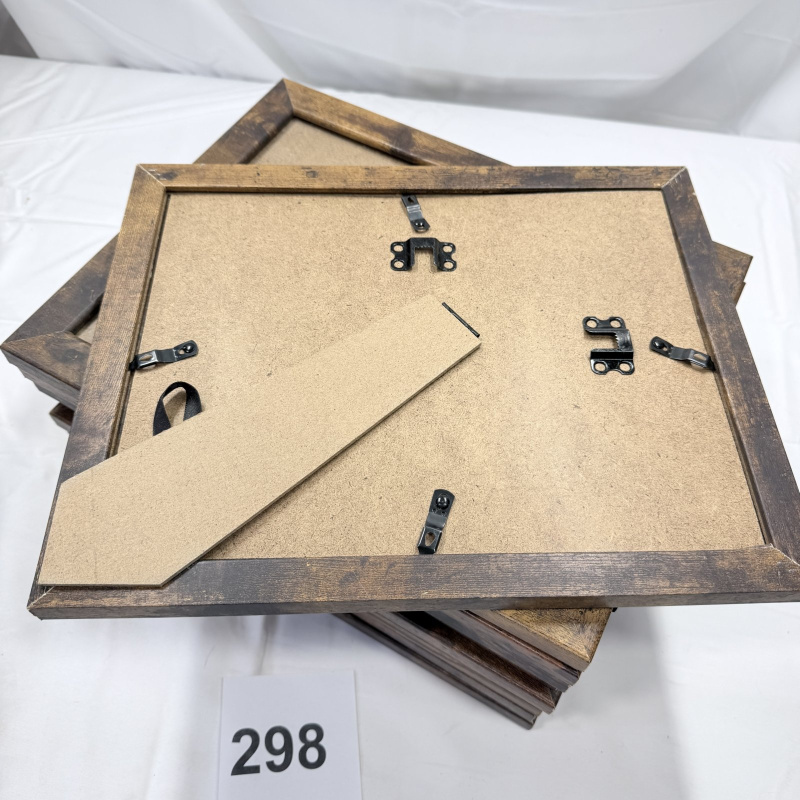 Lot 298: Stack of 8 Wooden Frames 8.5x11