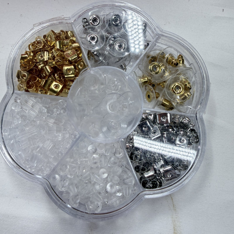 Lot 299: Jewelry Lot - Assorted Costume Jewelry, Earring Backs, and Findings
