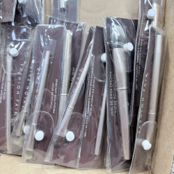 Lot 302: Fashion Fair Makeup Brush Set in Box with Case - Multiple Brushes Sealed in Packages