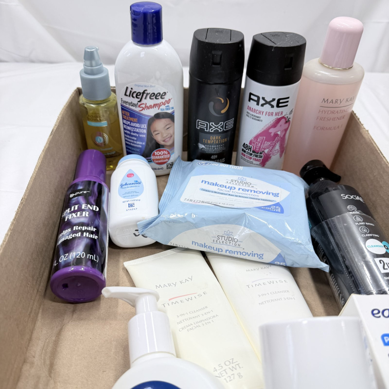 Lot 304: Mixed Lot Personal Care Products - Hair, Skin, Lice Treatment, Deodorant