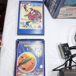 Lot 329: Intellivision Console System with 3 Games and Original Box by Mattel Electronics