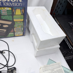 Lot 329: Intellivision Console System with 3 Games and Original Box by Mattel Electronics