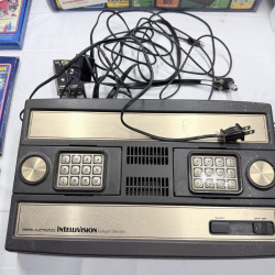 Lot 329: Intellivision Console System with 3 Games and Original Box by Mattel Electronics