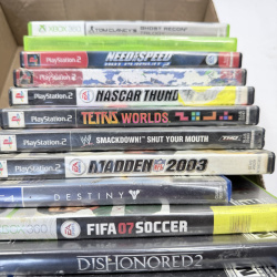 Lot 335: Box of Video Games - Xbox 360, PS2, PS4, Xbox One - 18+ Titles Mixed Platforms