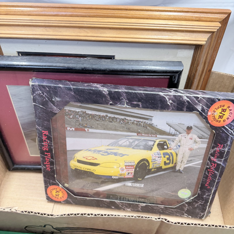 Lot 341: NASCAR Collectibles Lot - Die-Cast Cars, Plush Dolls, Photos, Interstate Batteries #18