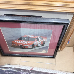 Lot 341: NASCAR Collectibles Lot - Die-Cast Cars, Plush Dolls, Photos, Interstate Batteries #18