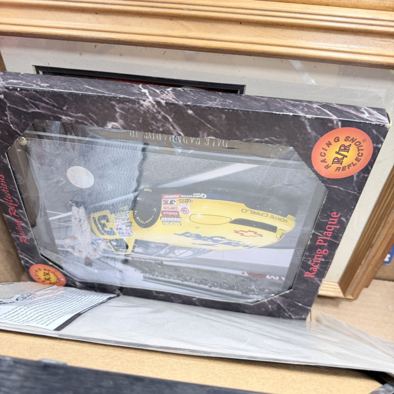 Lot 341: NASCAR Collectibles Lot - Die-Cast Cars, Plush Dolls, Photos, Interstate Batteries #18
