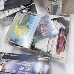 Lot 346: NASCAR Racing Trading Cards Collection - Mixed Brands & Years - Bulk Lot