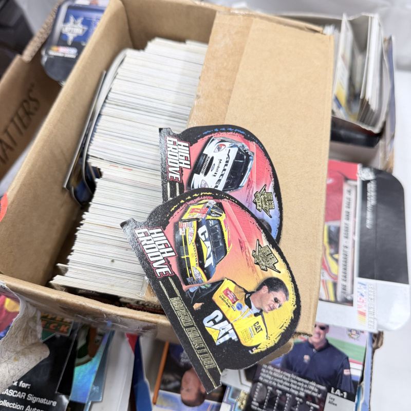 Lot 346: NASCAR Racing Trading Cards Collection - Mixed Brands & Years - Bulk Lot