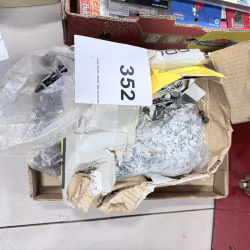 Lot 352: Assorted Screws, Bolts, and Hardware - Mixed Lot in Plastic Bags