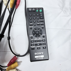 Lot 392: Sony DVD Player with RMT-D197A Remote and AV Cables