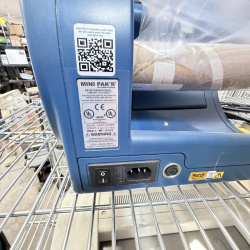 Lot 406: FP International Mini Pak'R air cushion machine, Model MMP01MNPKR with film roll