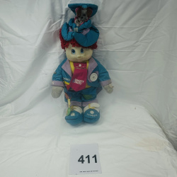 Lot 411: 1990 VTech "Smarty Pants" plush learning doll, Alphabet/Colors/Numbers/Rhyming interactive toy