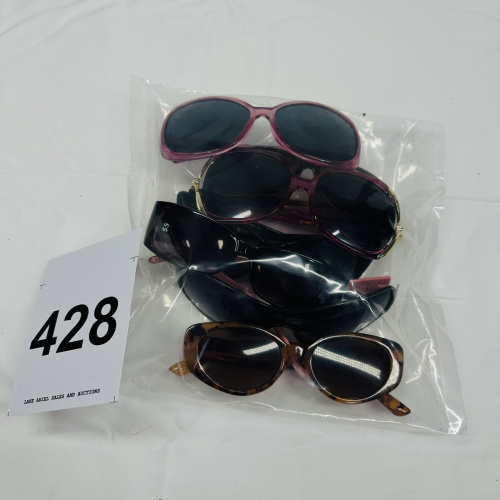 Lot 428: Lot of  women's sunglasses, assorted styles and colors